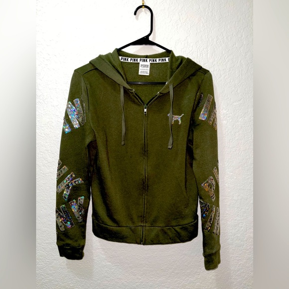 PINK Bling Zip Up Jacket-NWOT - Picture 1 of 5